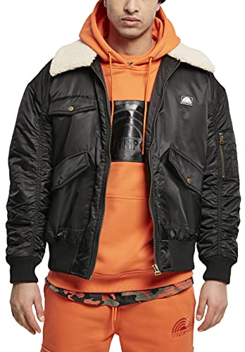 Southpole Herren SP136-Southpole Bomber Jacket Jacke, Black, L von Southpole