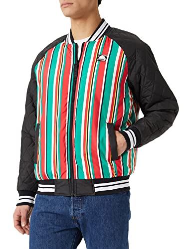 Southpole Herren SP050-Southpole Stripe College Jacket Jacke, Multicolor, XXL von Southpole