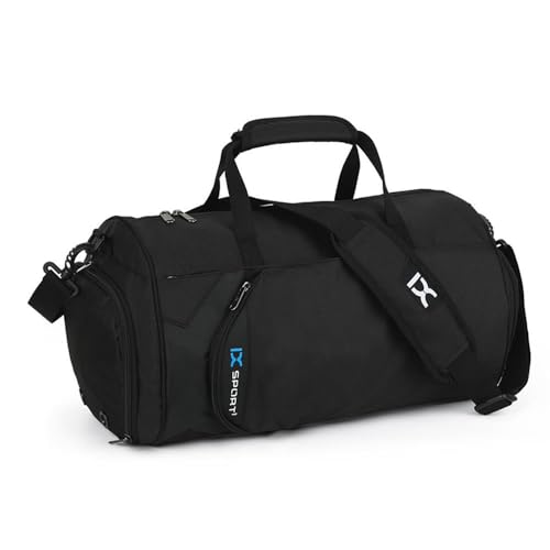 SOUUXIU Leichte Reisetasche,Sport-Seesack,Turnbeutel, kleine Fitnesstasche Damen Herren mit Schuhfächern,Travel Duffle Bag Sport Tasche für Reisen Gym Urlaub Übernachtung,klein 20 Liter von SOUUXIU