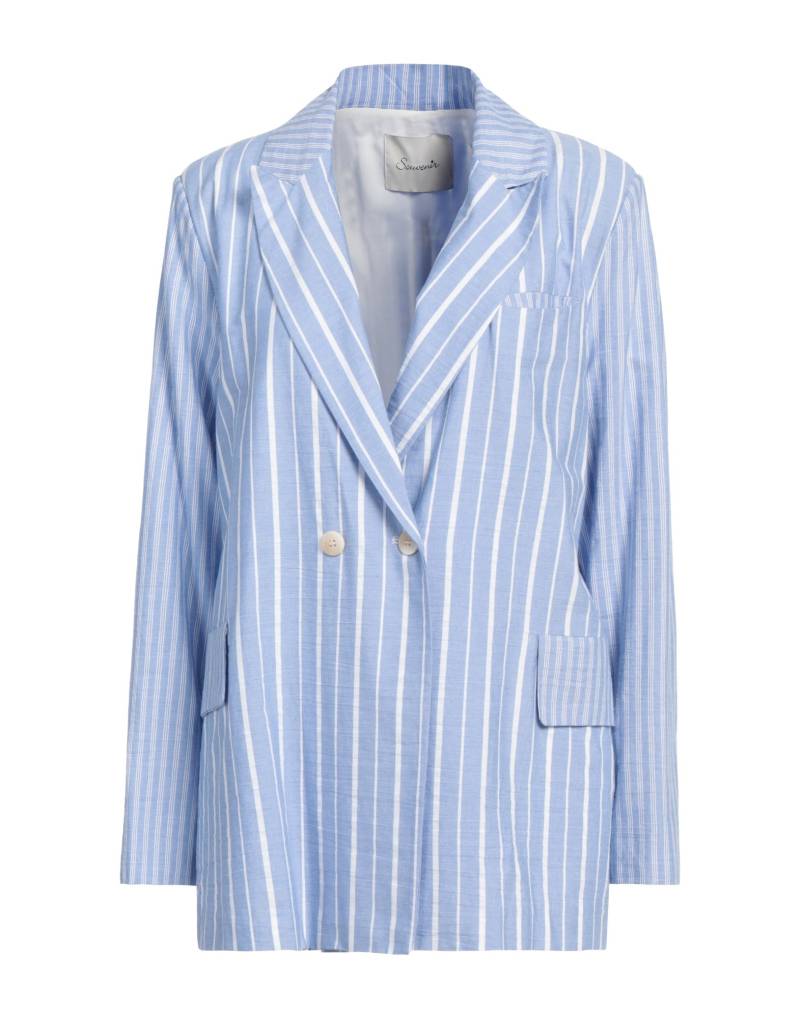 SOUVENIR Blazer Damen Azurblau von SOUVENIR