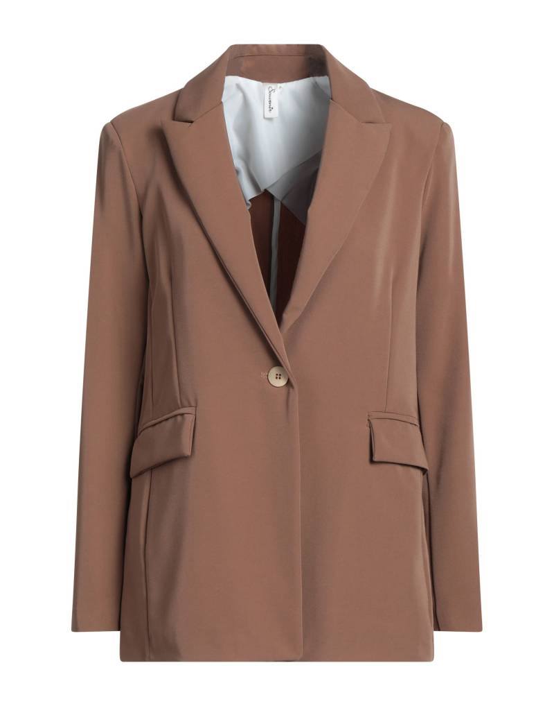 SOUVENIR Blazer Damen Kamel von SOUVENIR