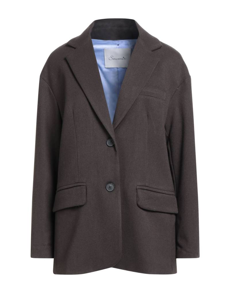 SOUVENIR Blazer Damen Schokobraun von SOUVENIR
