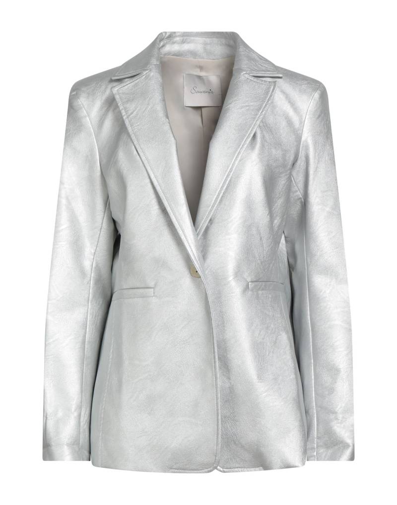 SOUVENIR Blazer Damen Silber von SOUVENIR