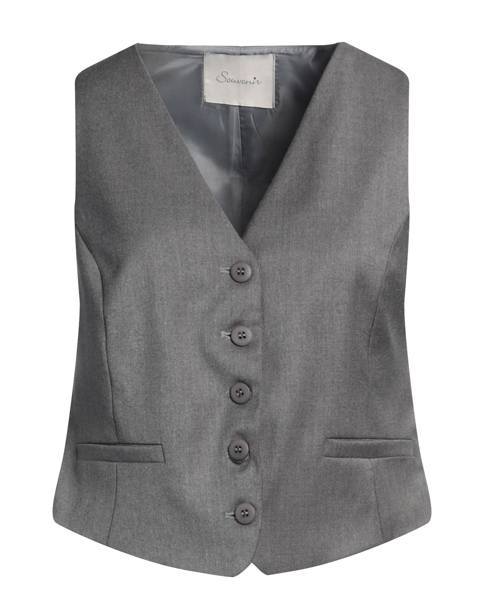 SOUVENIR Couture-weste Damen Grau SOUVENIR Couture-weste Damen Grau von SOUVENIR