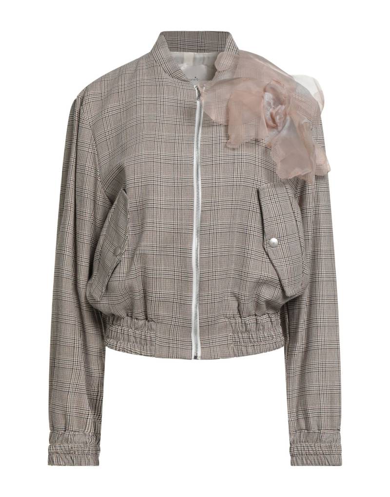 SOUVENIR Jacke & Anorak Damen Braun von SOUVENIR