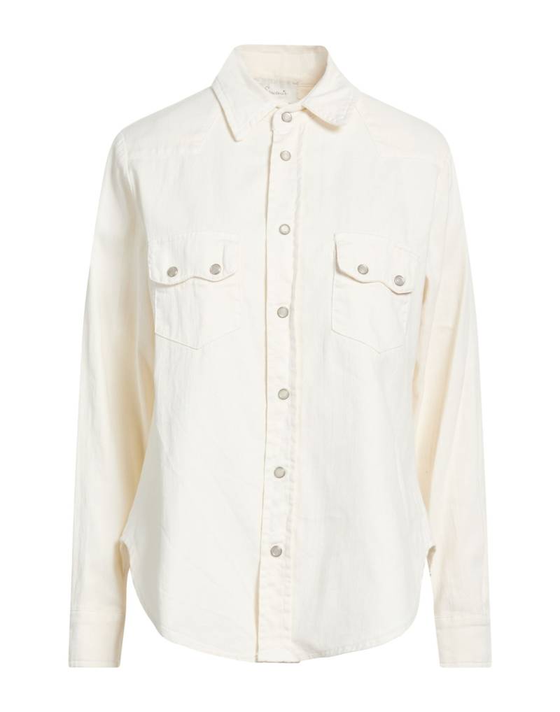 SOUVENIR Jeanshemd Damen Elfenbein von SOUVENIR