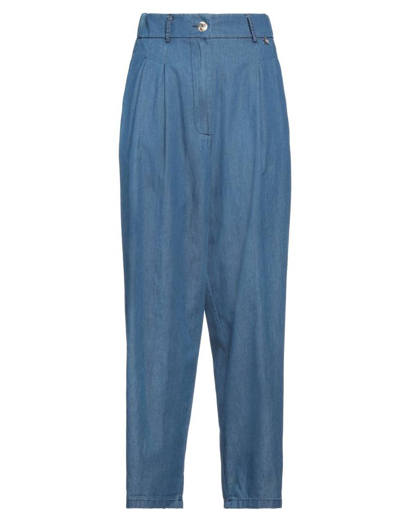 SOUVENIR Jeanshose Damen Blau von SOUVENIR
