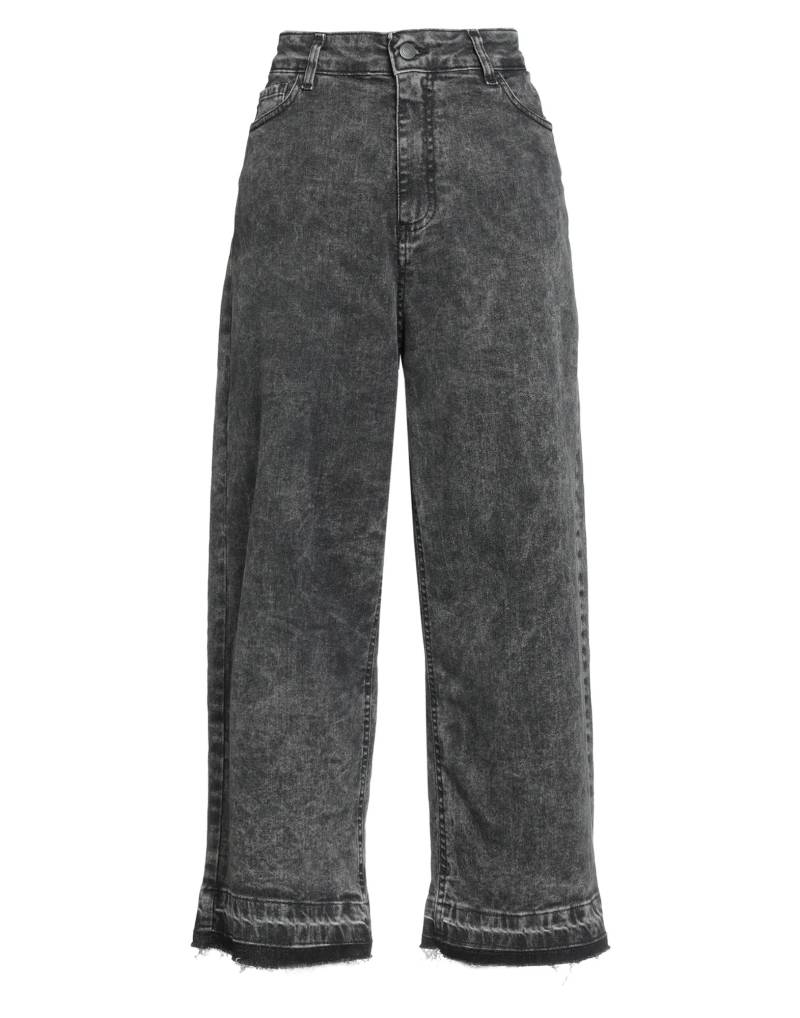 SOUVENIR Jeanshose Damen Braungrau von SOUVENIR