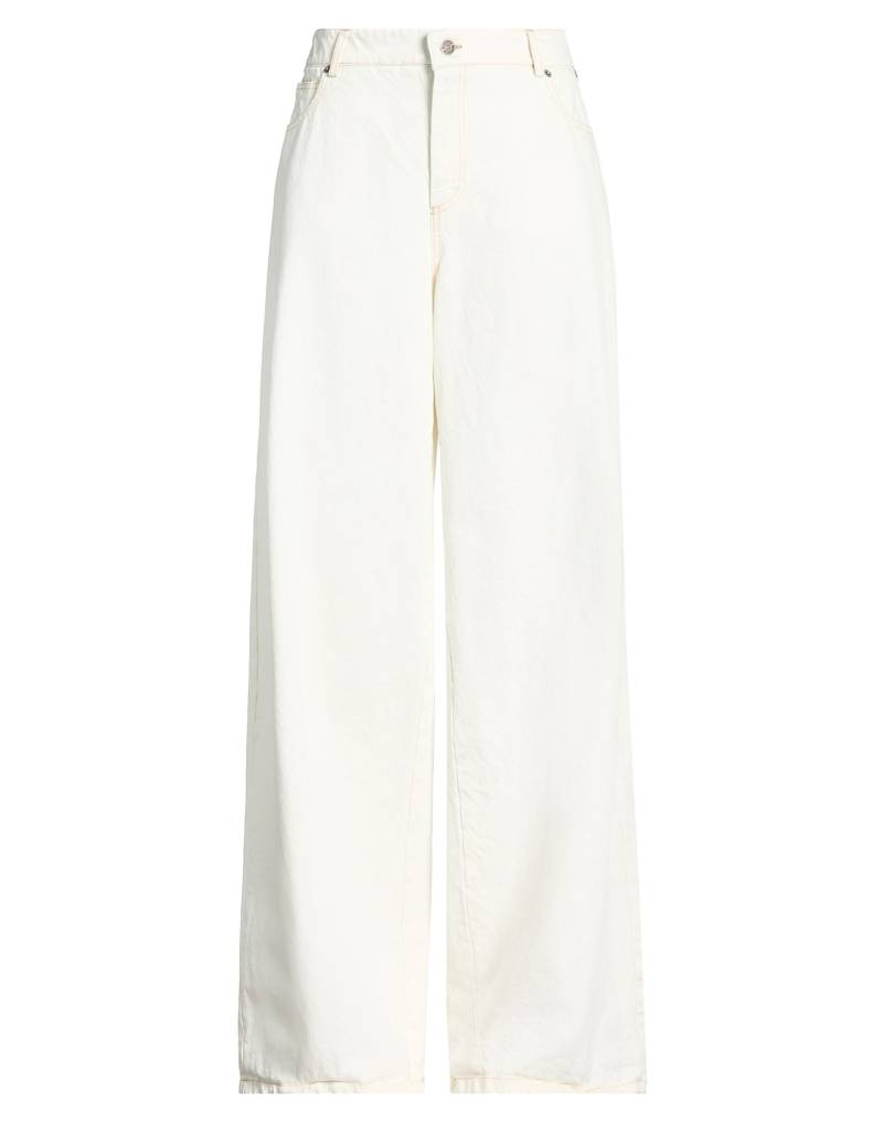 SOUVENIR Jeanshose Damen Weiß von SOUVENIR