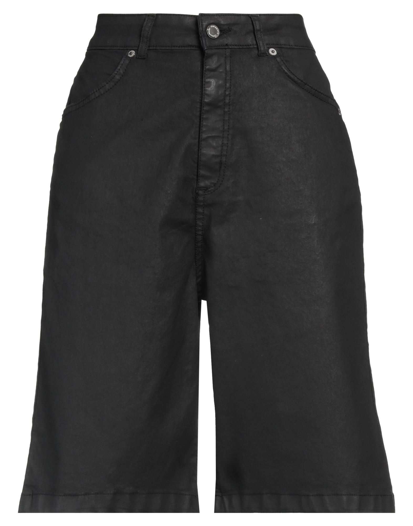 SOUVENIR Jeansshorts Damen Schwarz von SOUVENIR