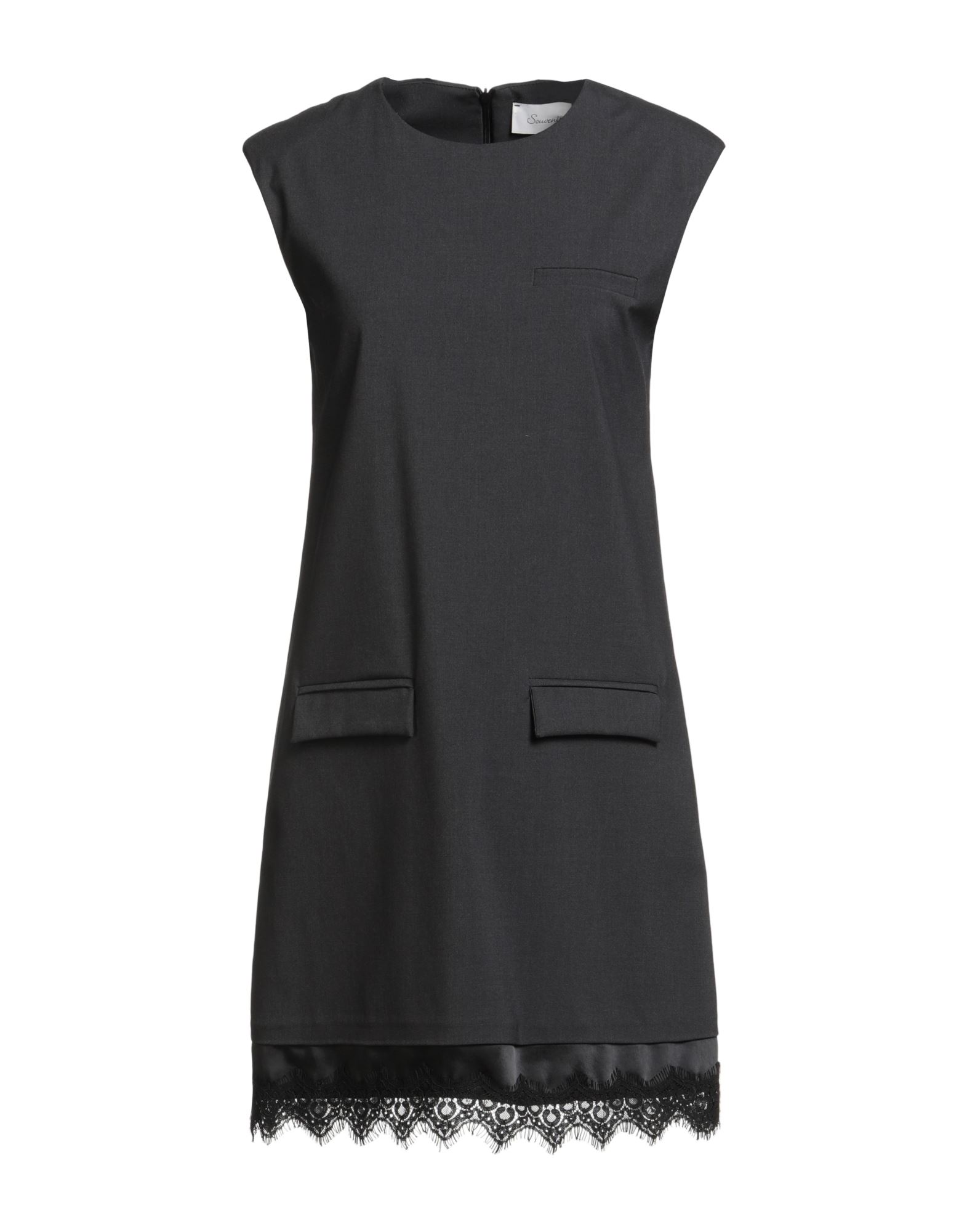 SOUVENIR Mini-kleid Damen Braungrau SOUVENIR Mini-kleid Damen Braungrau von SOUVENIR