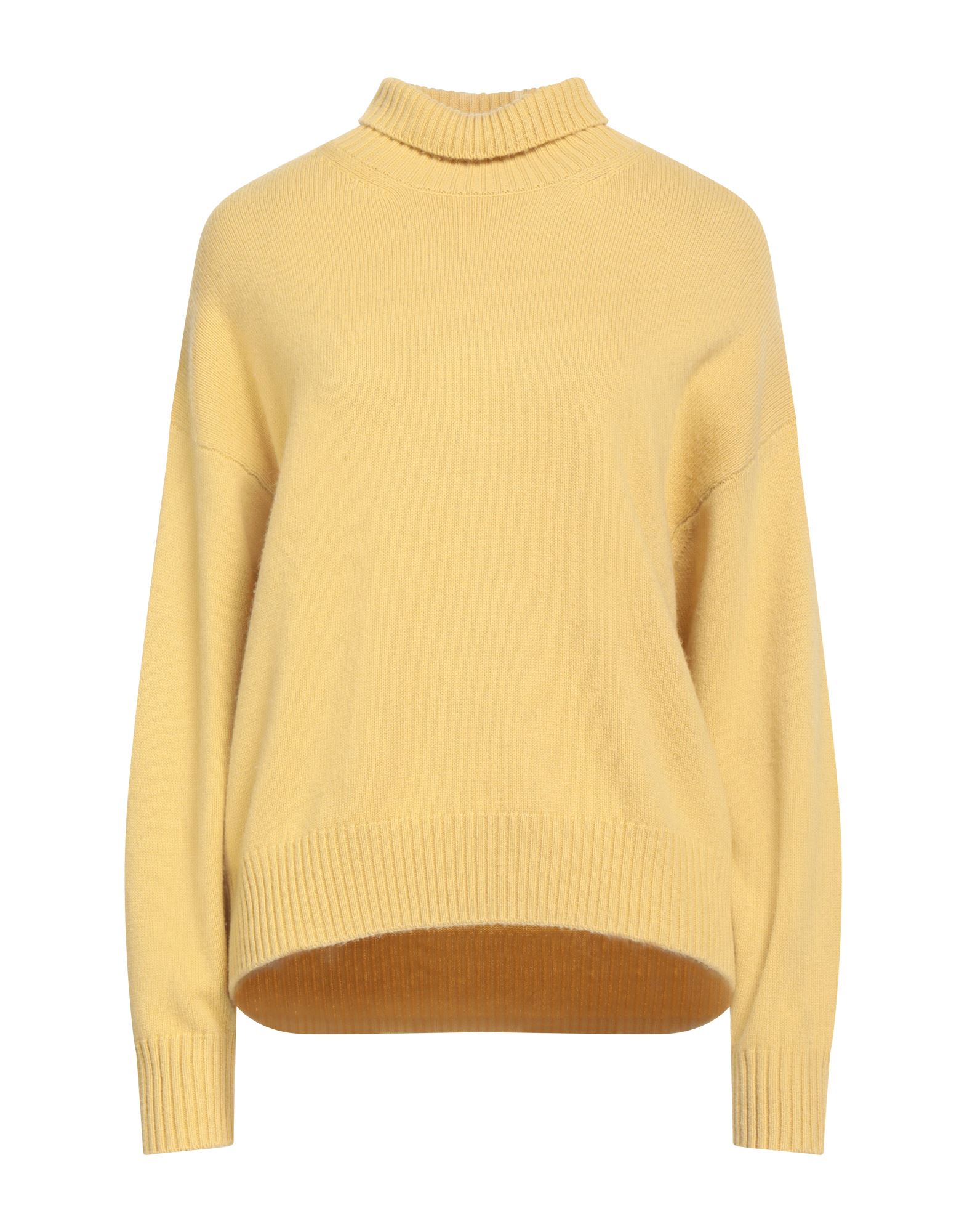 SOUVENIR Rollkragenpullover Damen Gelb von SOUVENIR