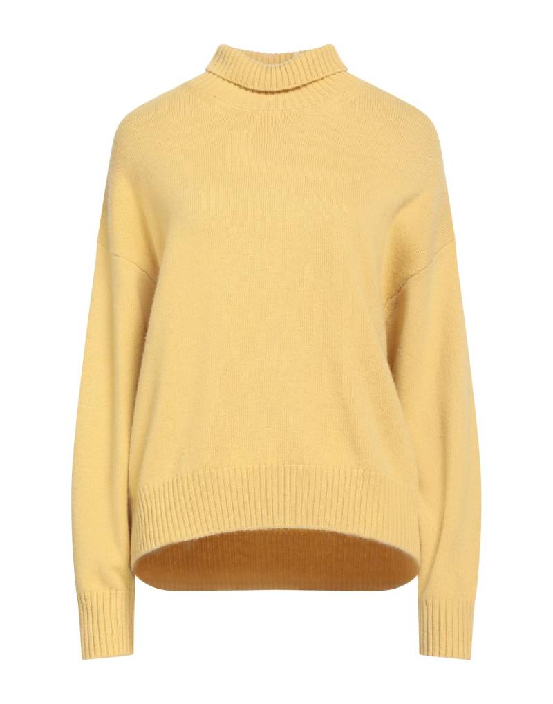 SOUVENIR Rollkragenpullover Damen Gelb von SOUVENIR