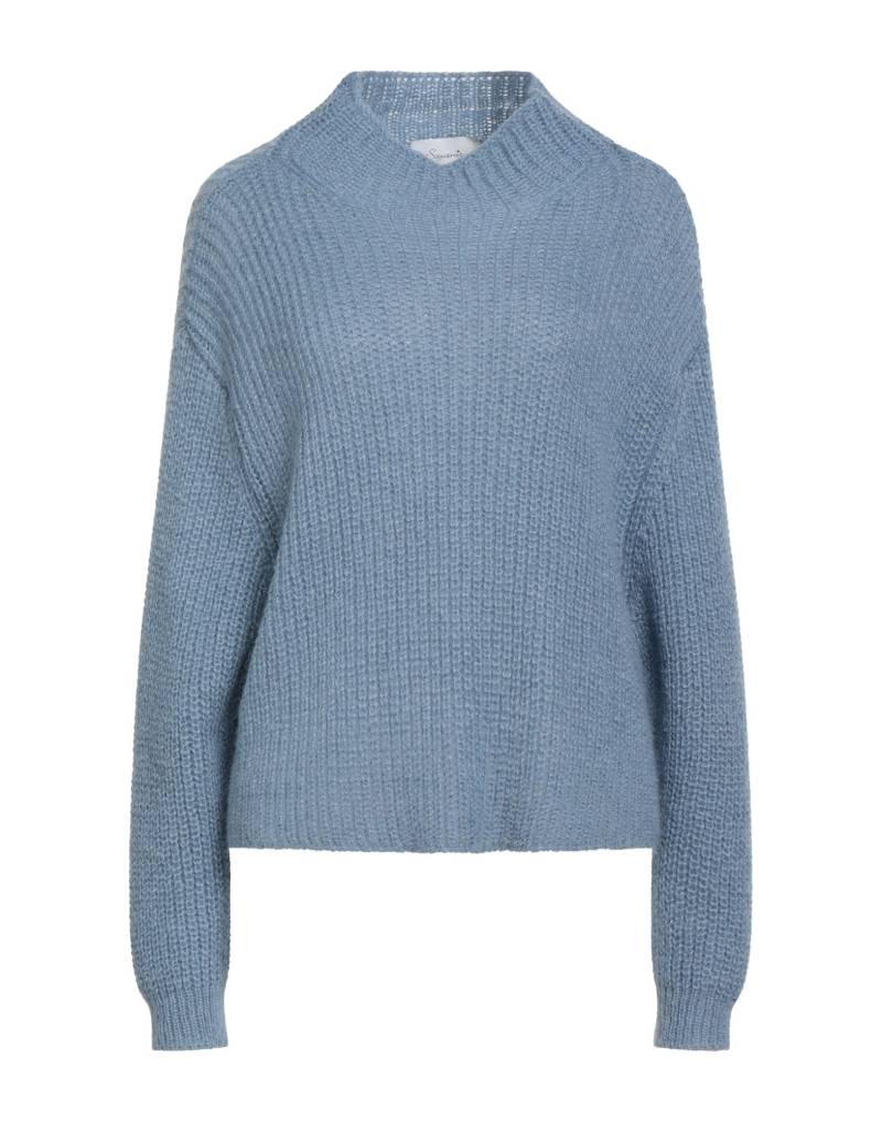 SOUVENIR Rollkragenpullover Damen Hellblau von SOUVENIR