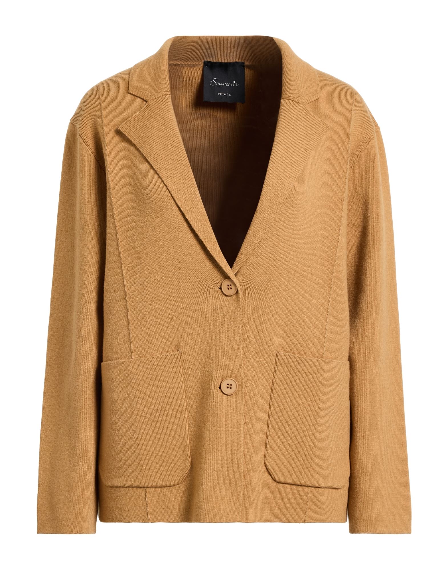 SOUVENIR Strickjacke Damen Kamel von SOUVENIR