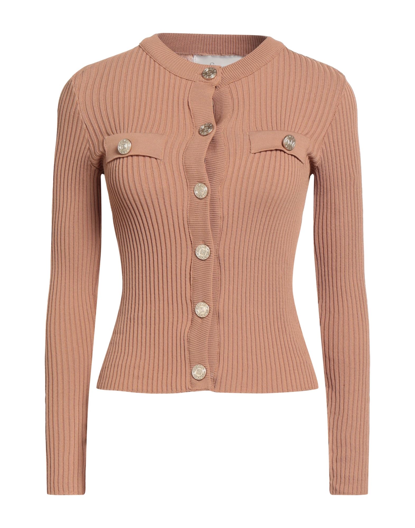 SOUVENIR Strickjacke Damen Kamel von SOUVENIR
