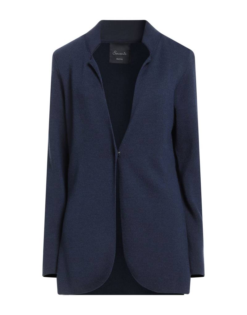 SOUVENIR Strickjacke Damen Marineblau von SOUVENIR
