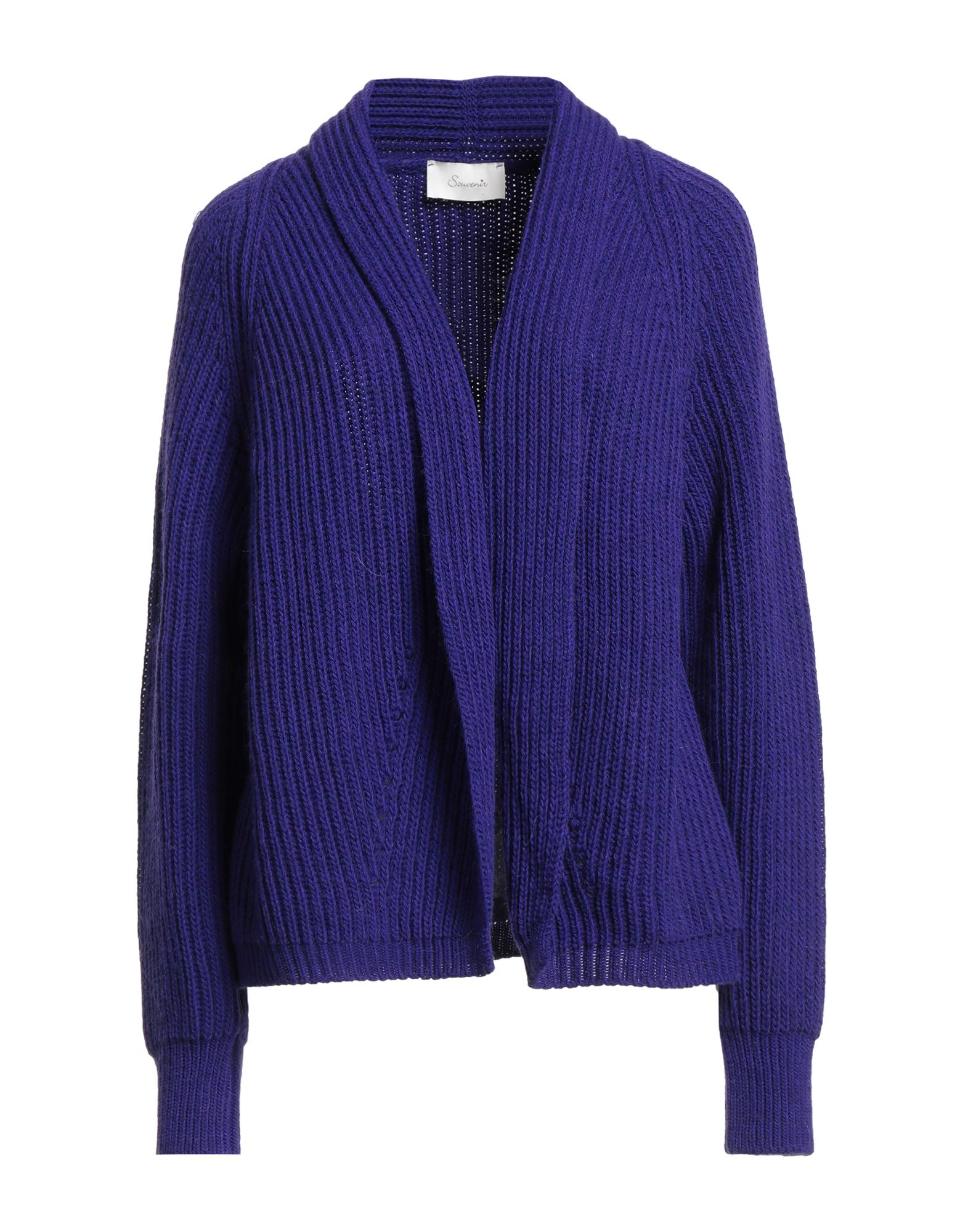 SOUVENIR Strickjacke Damen Violett von SOUVENIR
