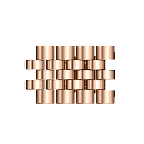 SOUYIE Uhrenarmband aus Edelstahl, Schnellverschluss, Ersatz für Herren und Damen, Metallkette, Uhrenarmband, Breite 22 mm von SOUYIE