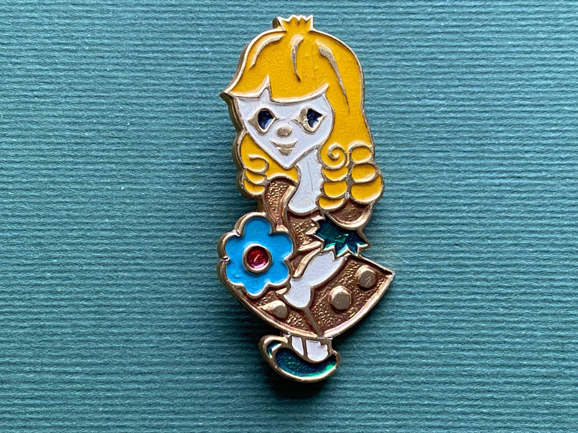 Däumelinchen Pin. Vintage Sammler Abzeichen. Hergestellt in Der Udssr, 1980Er Jahre А5 von SOVOK