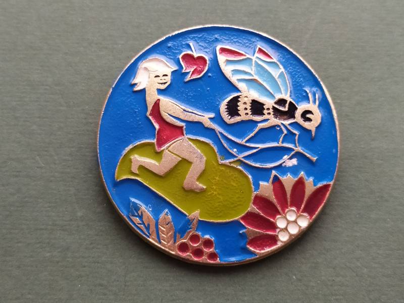 Däumelinchen Pin. Vintage Sammler Abzeichen. Märchenfiguren/Made in Ussr, 1980Er Jahre von SOVOK