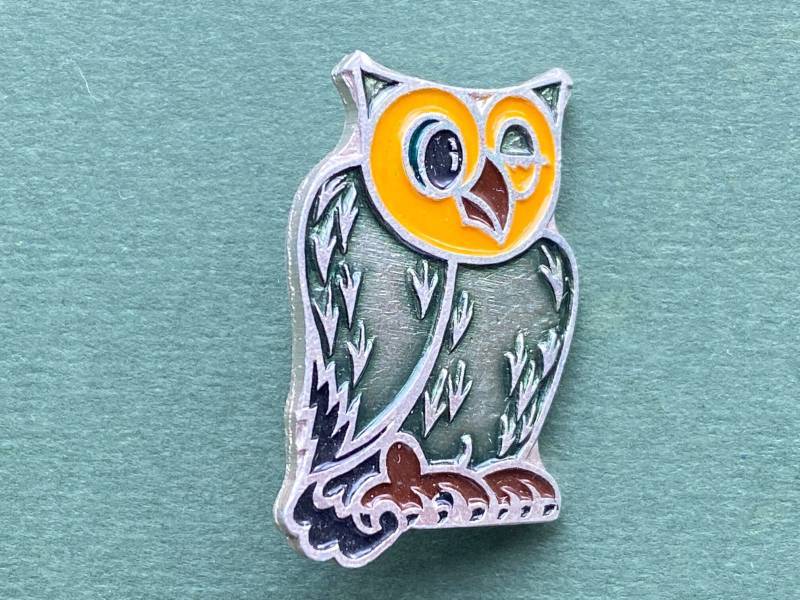 Eulen Anstecker. Vintage Kinder Abzeichen. Märchenfiguren/Made in Ussr, 1980Er Jahre A5 von SOVOK