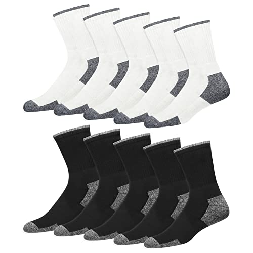 SOXCO 10 Paar Sportsocken Herren Socken mit Kissen (EU 39-42, Mehrfarbig) von SOXCO