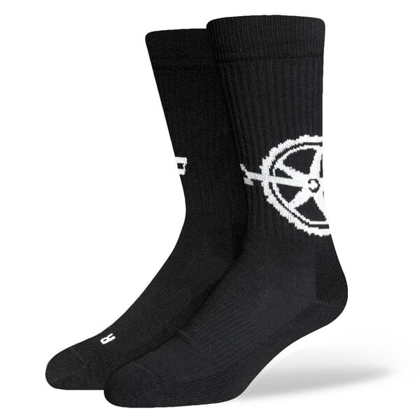 SOXN BIKE / Schwarze Fahrradsocken / Bio-Baumwolle von SOXN