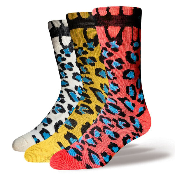 SOXN DREIERPACK LEO / Leo Socken / Bunte Socken von SOXN