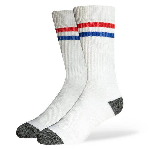 SOXN OLD SCHOOL / Weiße Tennissocken / Bio-Baumwolle von SOXN