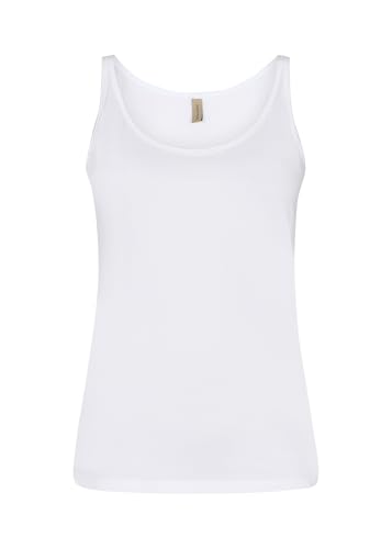 SOYACONCEPT Damen Basic Top SC-PYLLE 122 (White) Größe XXL von SOYACONCEPT