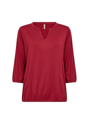 SOYACONCEPT Damen Blusenshirt SC-MARICA 338, Red, Größe XXL von SOYACONCEPT