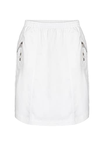 SOYACONCEPT Damen SC-Akila 5 high Waist Skirt Rock, weiß, XS von SOYACONCEPT