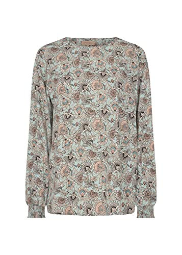 SOYACONCEPT Damen SC-BELENE 2 Bluse Hemd, 6404 Green Haze Combi, X-Small von SOYACONCEPT