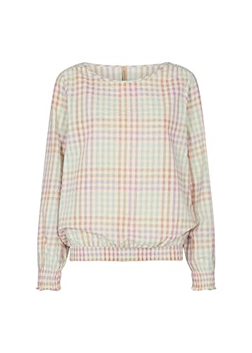 SOYACONCEPT Damen SC-BELMA 1 Bluse, 6404 Green Haze Combi, Small von SOYACONCEPT