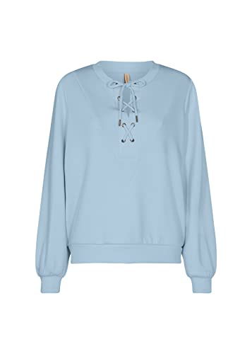 SOYACONCEPT Damen SC-Banu 57 String Sweat Sweatshirt, Farbe Blau, 36 von SOYACONCEPT