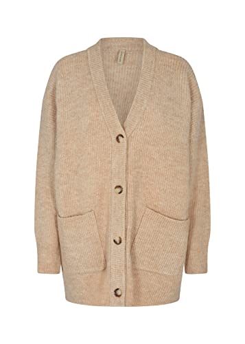 Soyaconcept Damen SC-Nessie 39 Strickjacke Cardigan Sweater, 98205 Sand Melange, XS von SOYACONCEPT