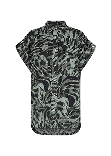 SOYACONCEPT Damen Sc-Doris 2 Bluse, Shadow Green Kombi, Small von SOYACONCEPT