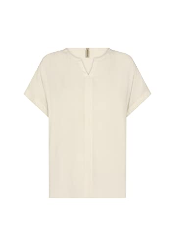 SOYACONCEPT Damen Sc-radia 9 Soft Simple T-Shirt Bluse, cremefarben, Small von SOYACONCEPT
