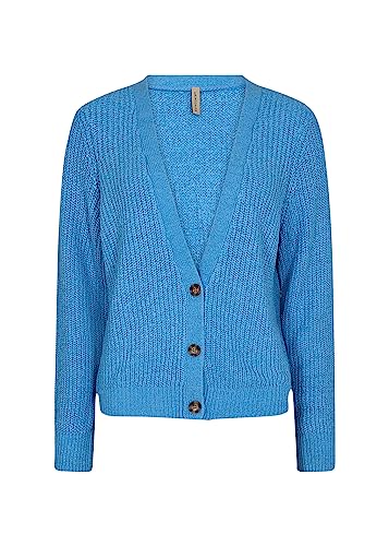 SOYACONCEPT Damen Soyaconcept Sc-glenda 4 Strickjacke Sweater, Blau, L EU von SOYACONCEPT