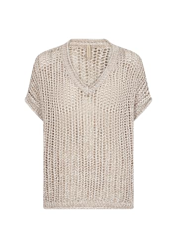 SOYACONCEPT Damen Strickshirt SC-Rudy 2 (Cream Melange) Größe M von SOYACONCEPT