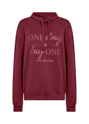 SOYACONCEPT Damen Sweatshirt SC-Banu, Herbstmode, Rundhals, Langarm, Dark Red, L von SOYACONCEPT