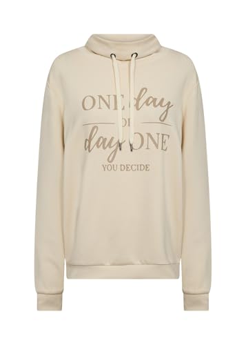 SOYACONCEPT Damen Sweatshirt SC-Banu, sportlicher Basic Pullover, Cream, L von SOYACONCEPT