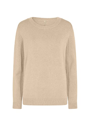 Soyaconcept Women's SC-BLISSA 15 Damen Pullover Sweater, 8205 Sand, Large von SOYACONCEPT