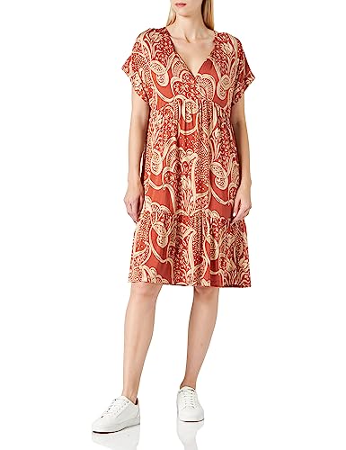 SOYACONCEPT Women's SC-MARICA AOP 243 Damen Kleid, Rot, X-Small von SOYACONCEPT