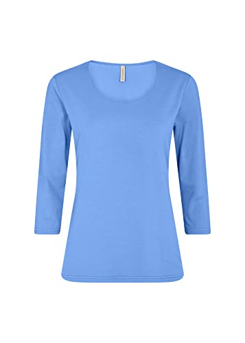 SOYACONCEPT Women's SC-PYLLE 175 Damen T-Shirt, Blau, Medium von SOYACONCEPT