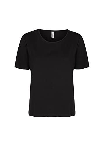 SOYACONCEPT Women's SC-PYLLE 196 T-Shirt, Black, Large von SOYACONCEPT