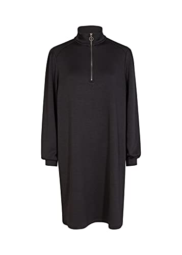 SOYACONCEPT Damen Sc-Banu 52 Highneck Sweat Tunic Kleid, Schwarz, S von SOYACONCEPT