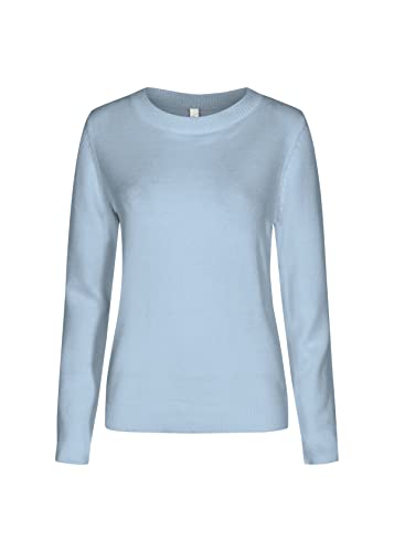 Soyaconcept Damen SC-Blissa 15 Basic Round Neck Knit Pullover, Kaschmirblau, M von SOYACONCEPT