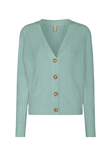 Soyaconcept Damen SC-BLISSA 25 Strickjacke Cardigan Sweater, 6404 Green Haze, M von SOYACONCEPT